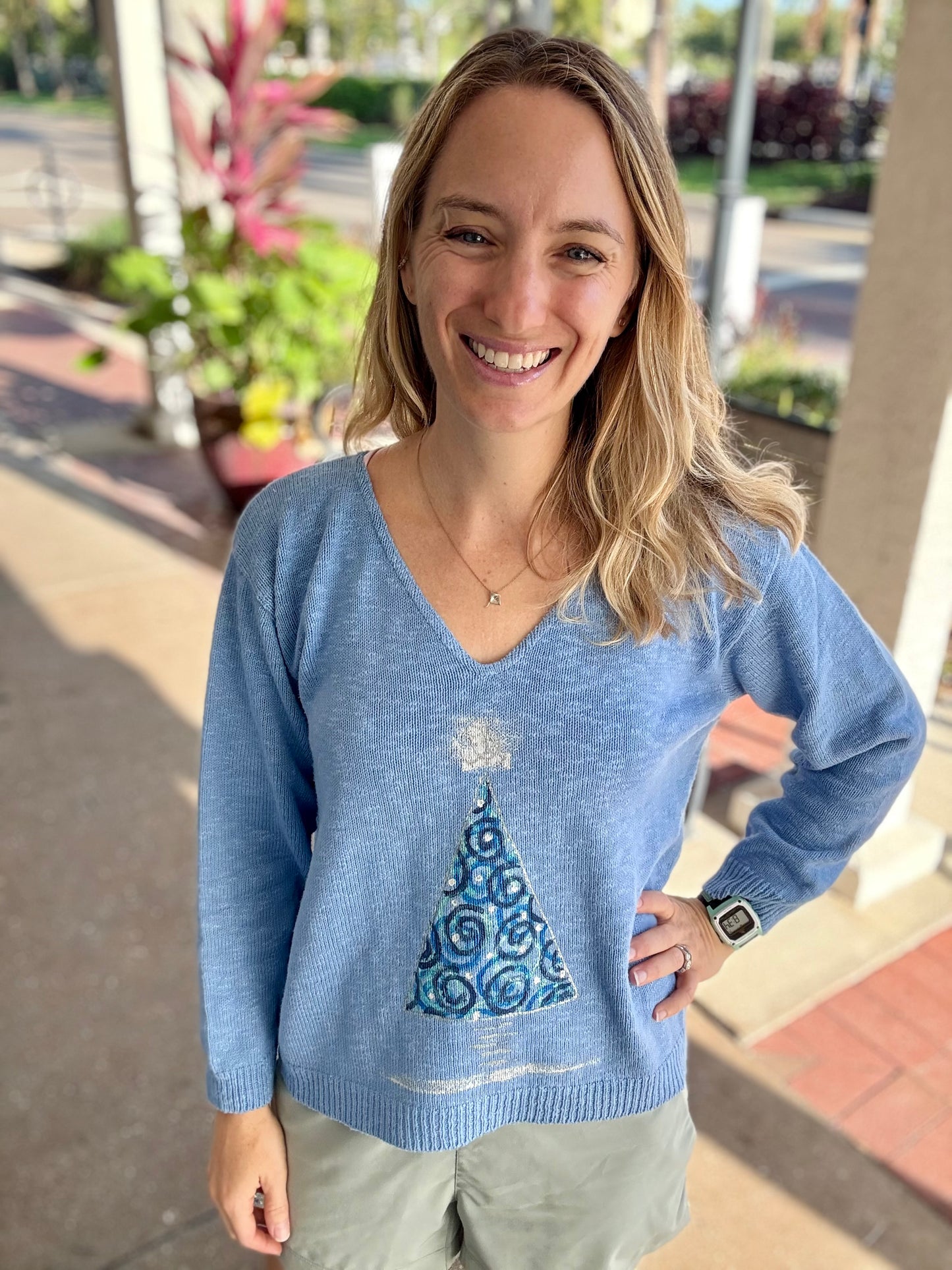 MoMo Sweater - Swirl Tree