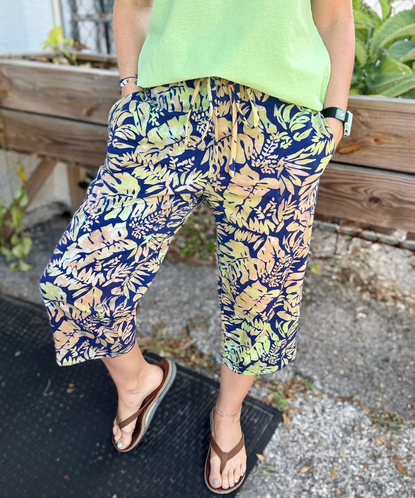 Rum Reggae RR126 Cotton Capri