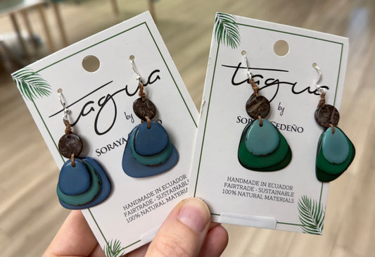 Tagua Maia Earring