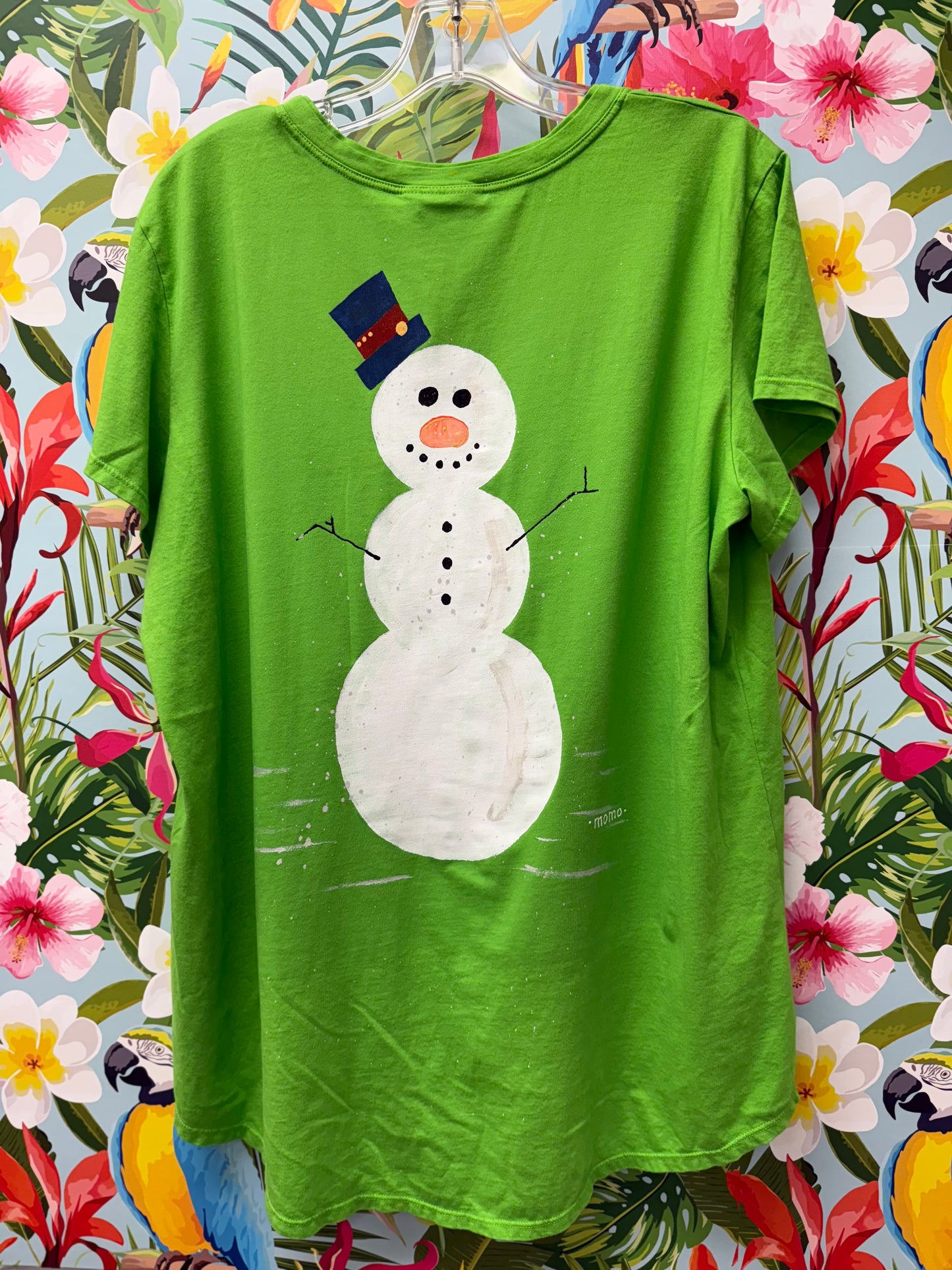 MoMo Painted 8162 Snowman Top