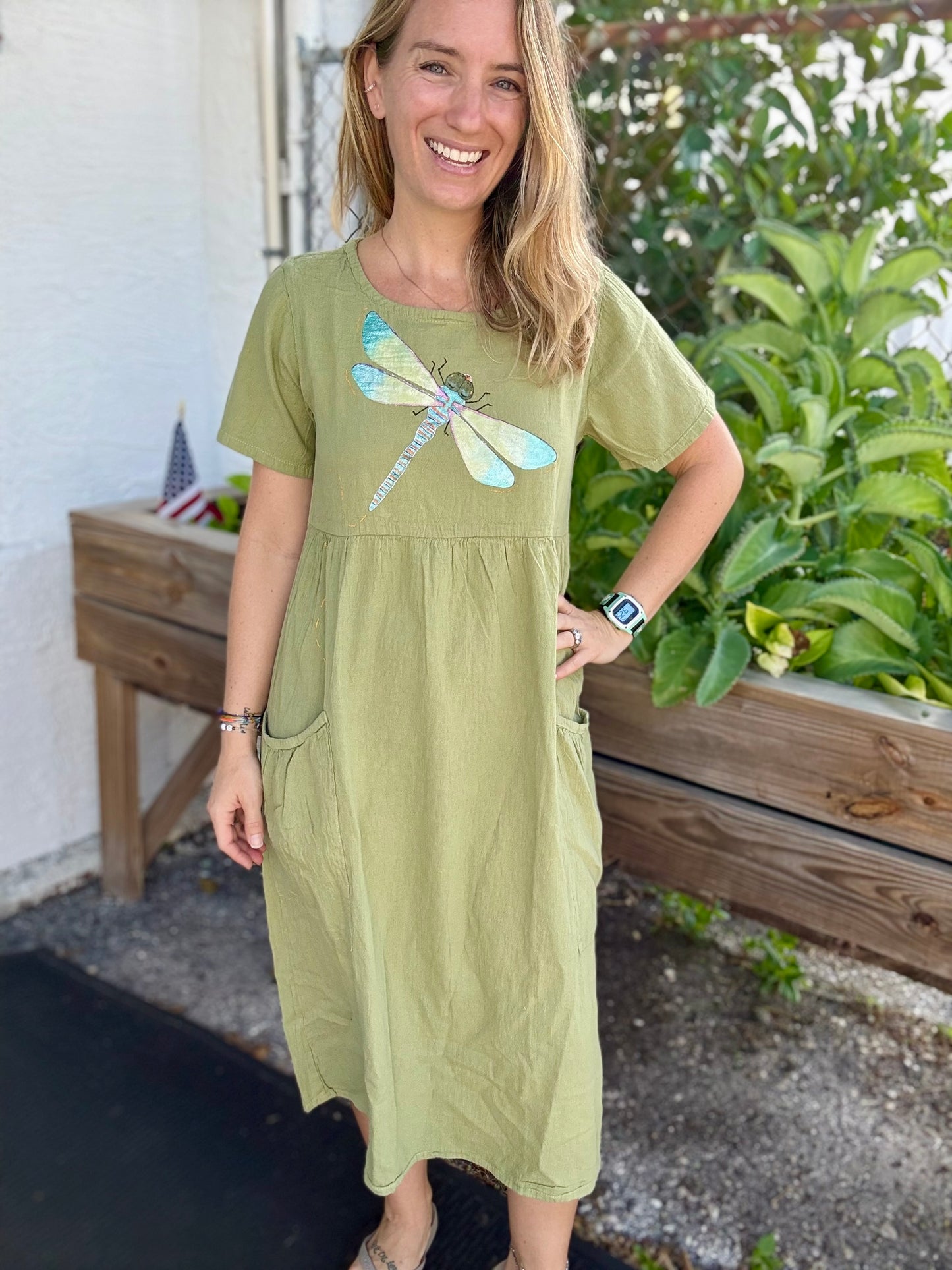 MoMo 0909 Painted Dragonfly Dress