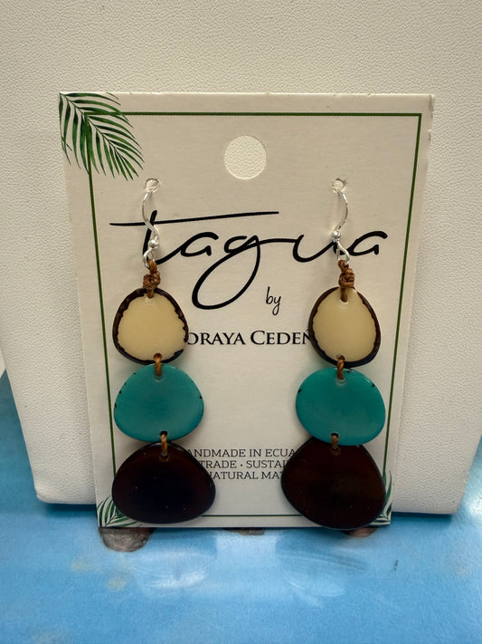 Tagua Bali Earring