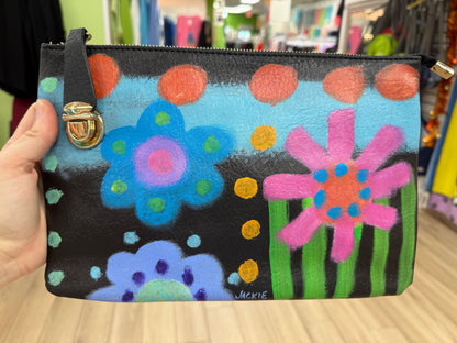 Jackie Ludtke Painted Flower Bags