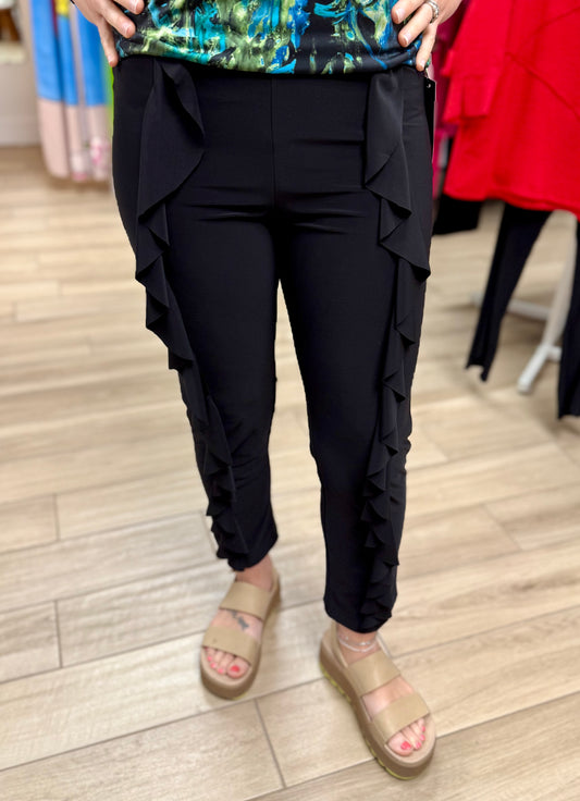 Klaveli Owen Ruffle Leg Pant