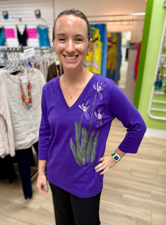 Victoria Painted Orchids Top
