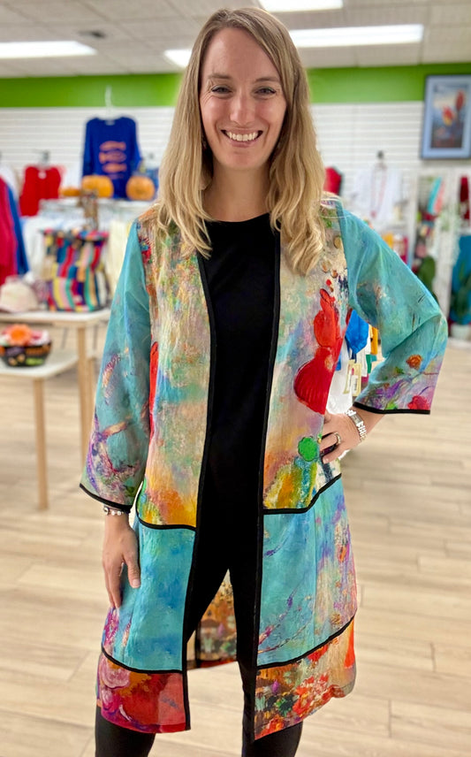 Aris A Bold Poppies Duster