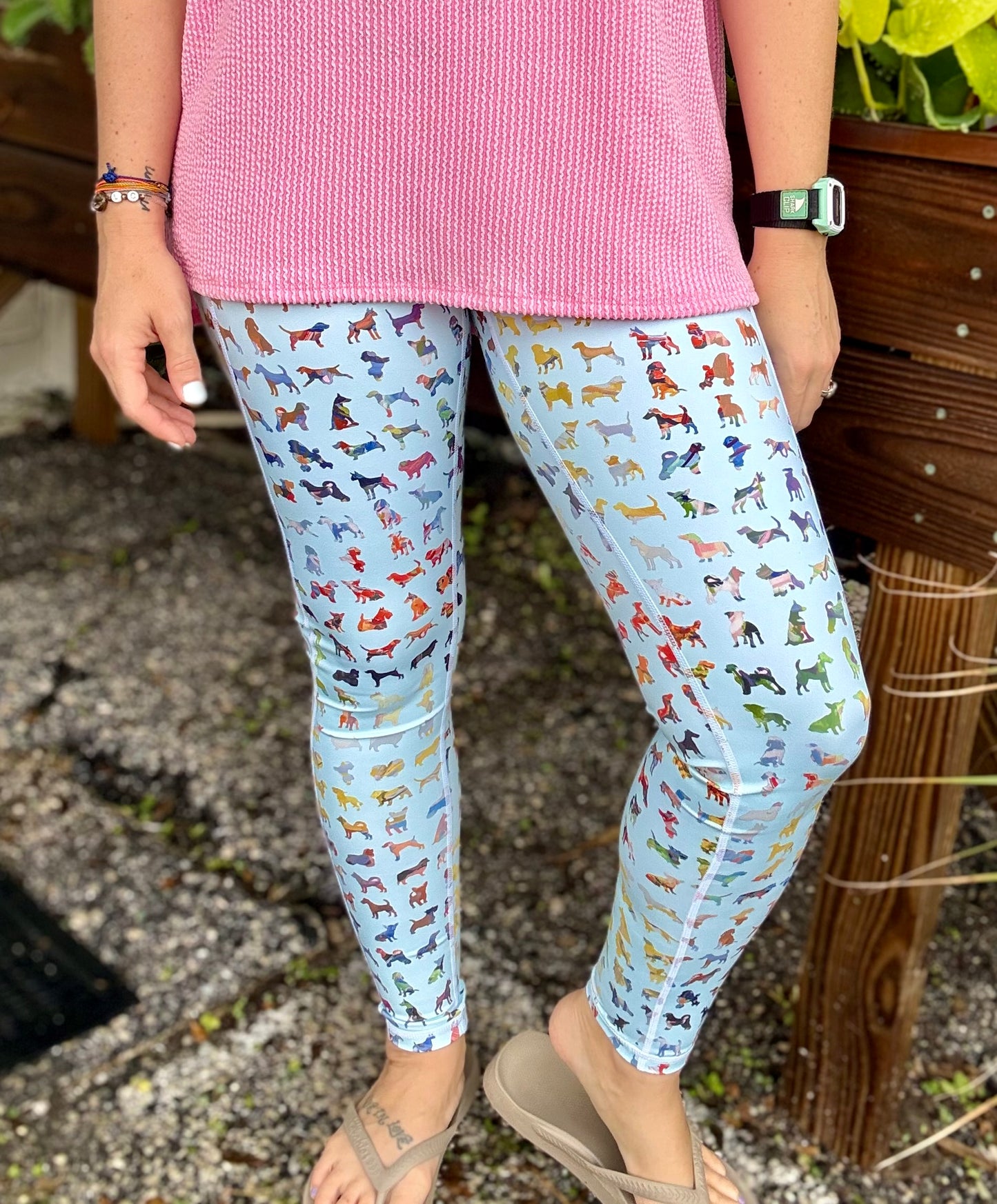 Dena Lyons Blue Buddies Dog Legging