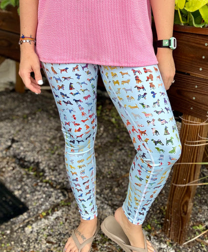Dena Lyons Blue Buddies Dog Legging