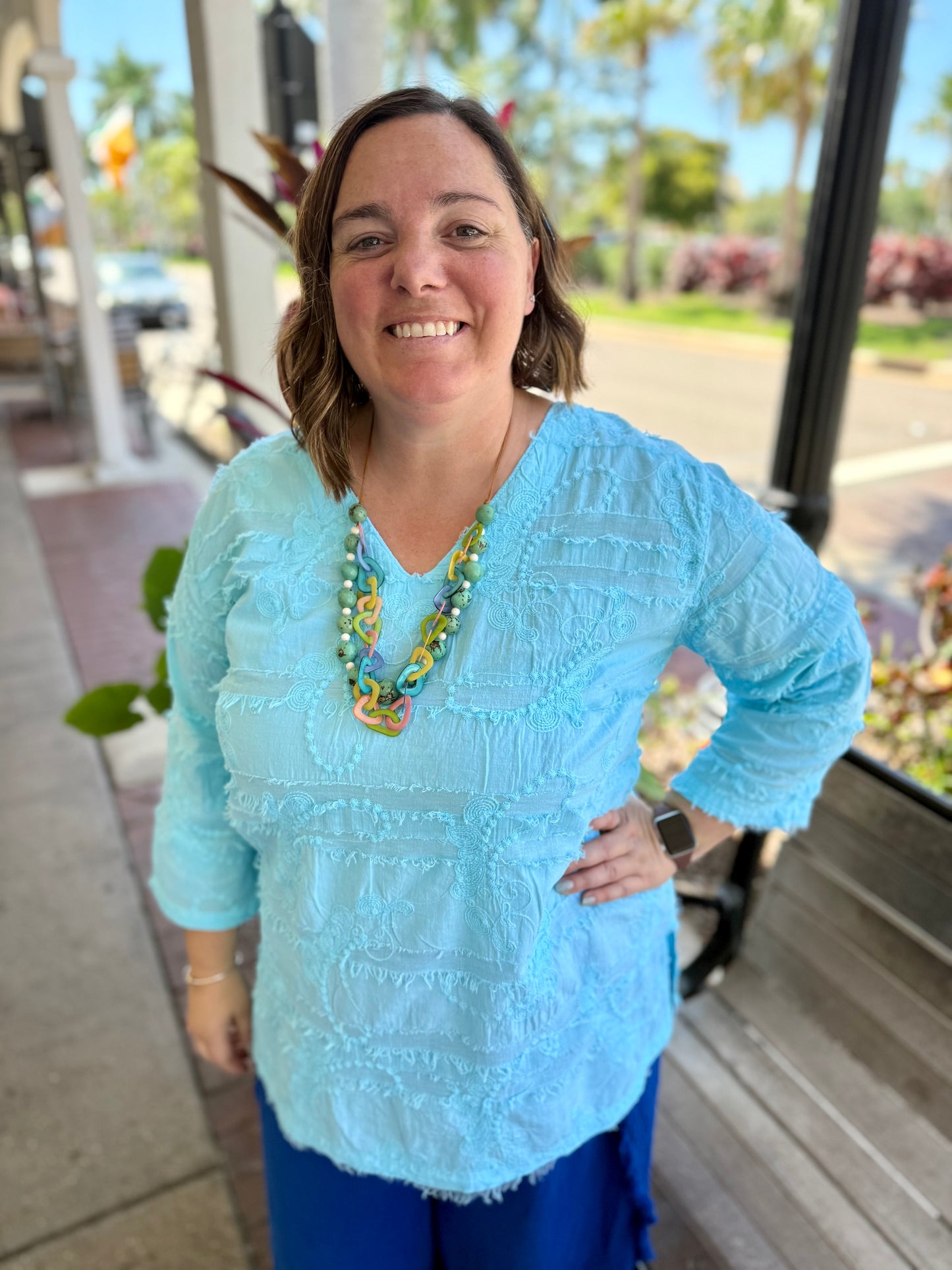 Cottonseed 390EM Tunic Top