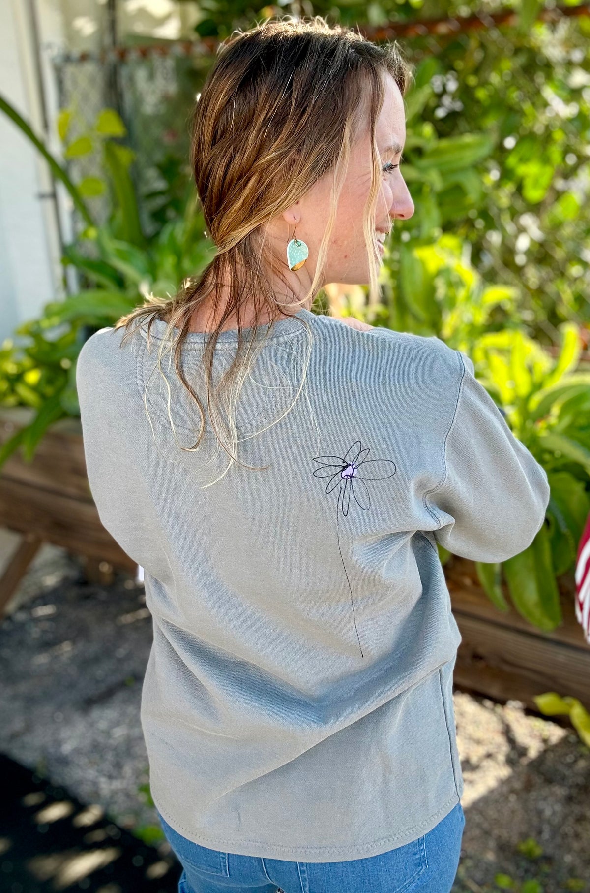 Kunky Mingles Painted Sweatshirt