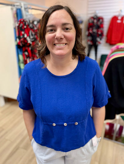 Cottonways Kira One Size Button Top