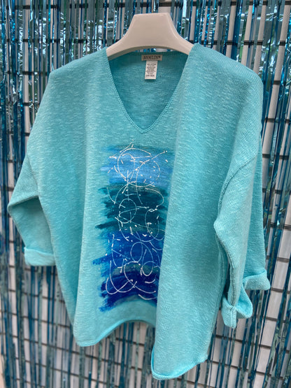 MoMo Sweater - Sea Swells