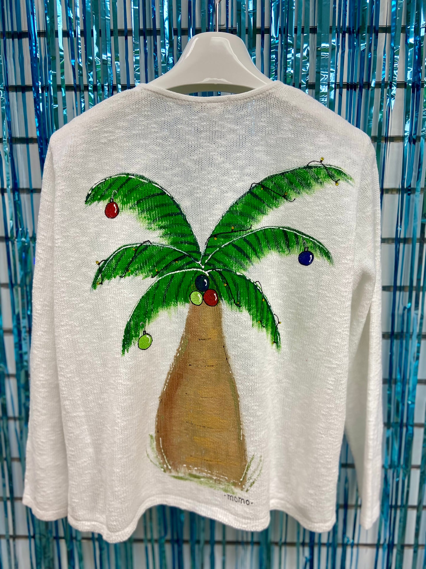 MoMo Sweater - Christmas Palm Tree