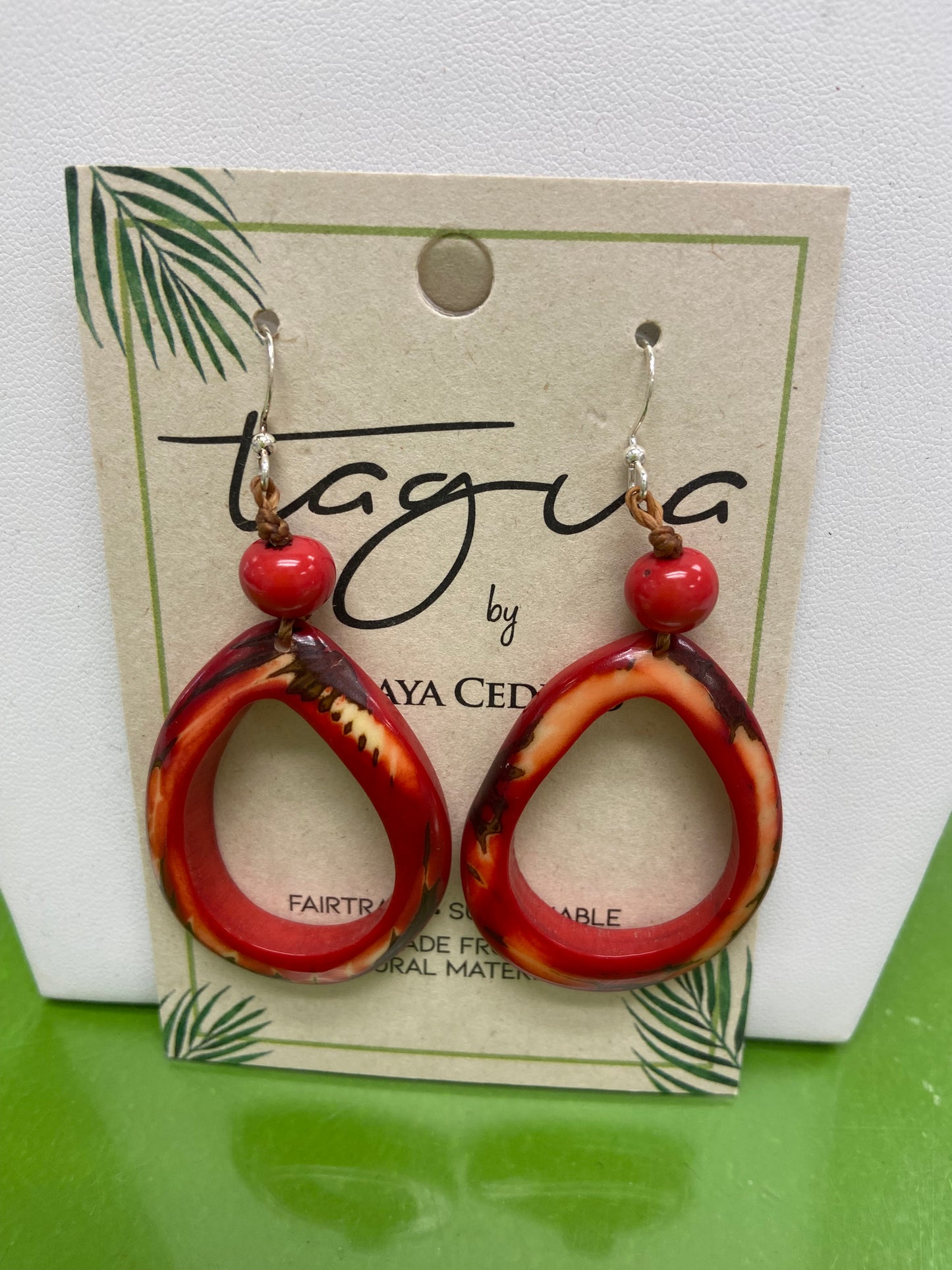 Tagua Collins Earring