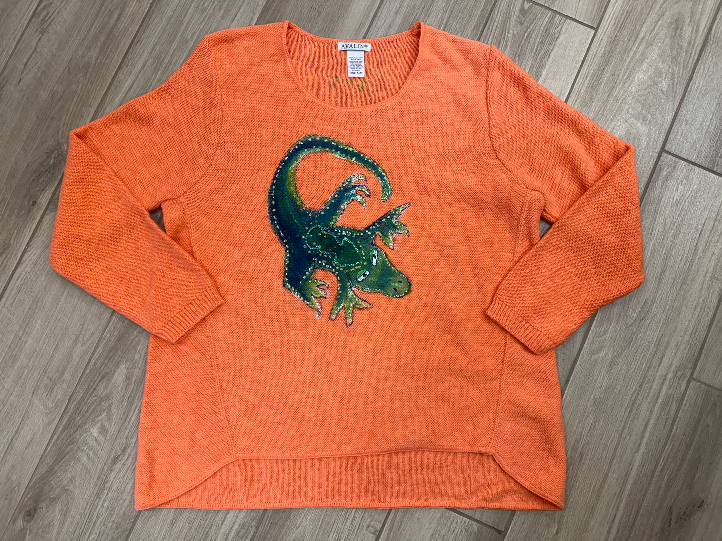 Rosamund Merrill Painted Alligator Sweater