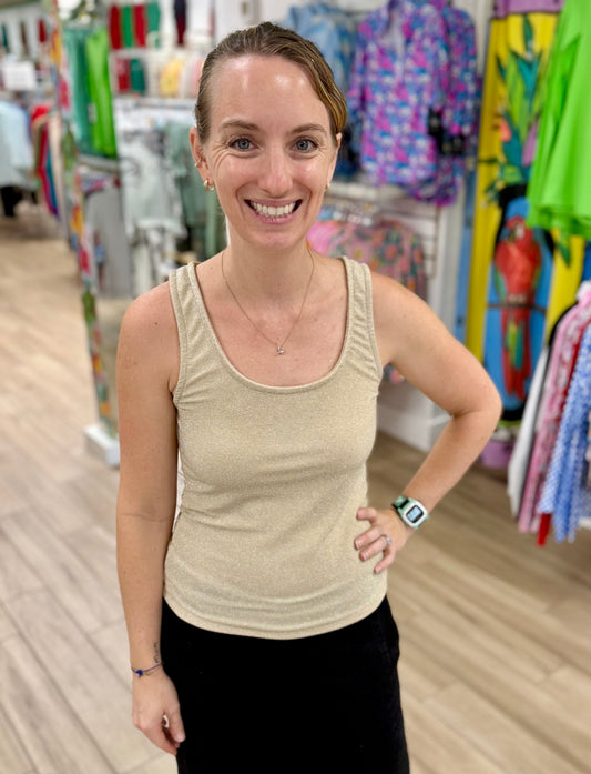 M 15-11786 Shimmer Tank Top