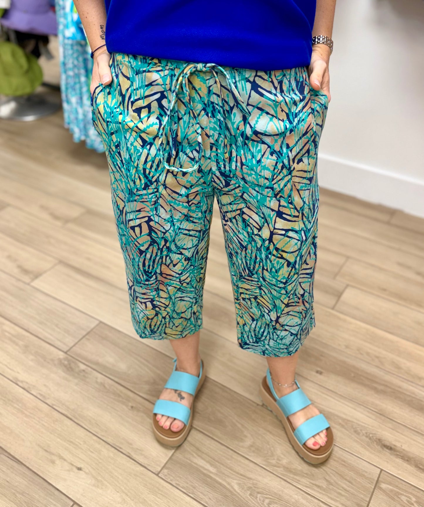 Rum Reggae RR126 Cotton Capri