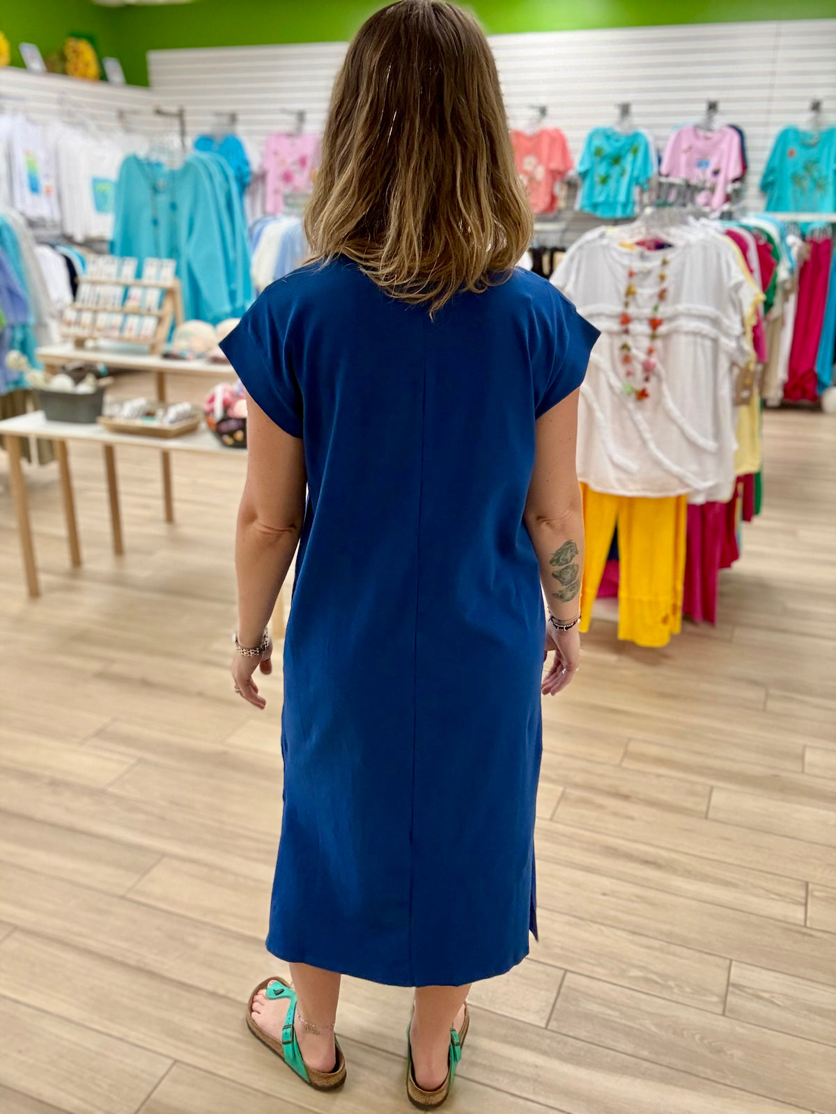 Zenana Cotton Midi Dress