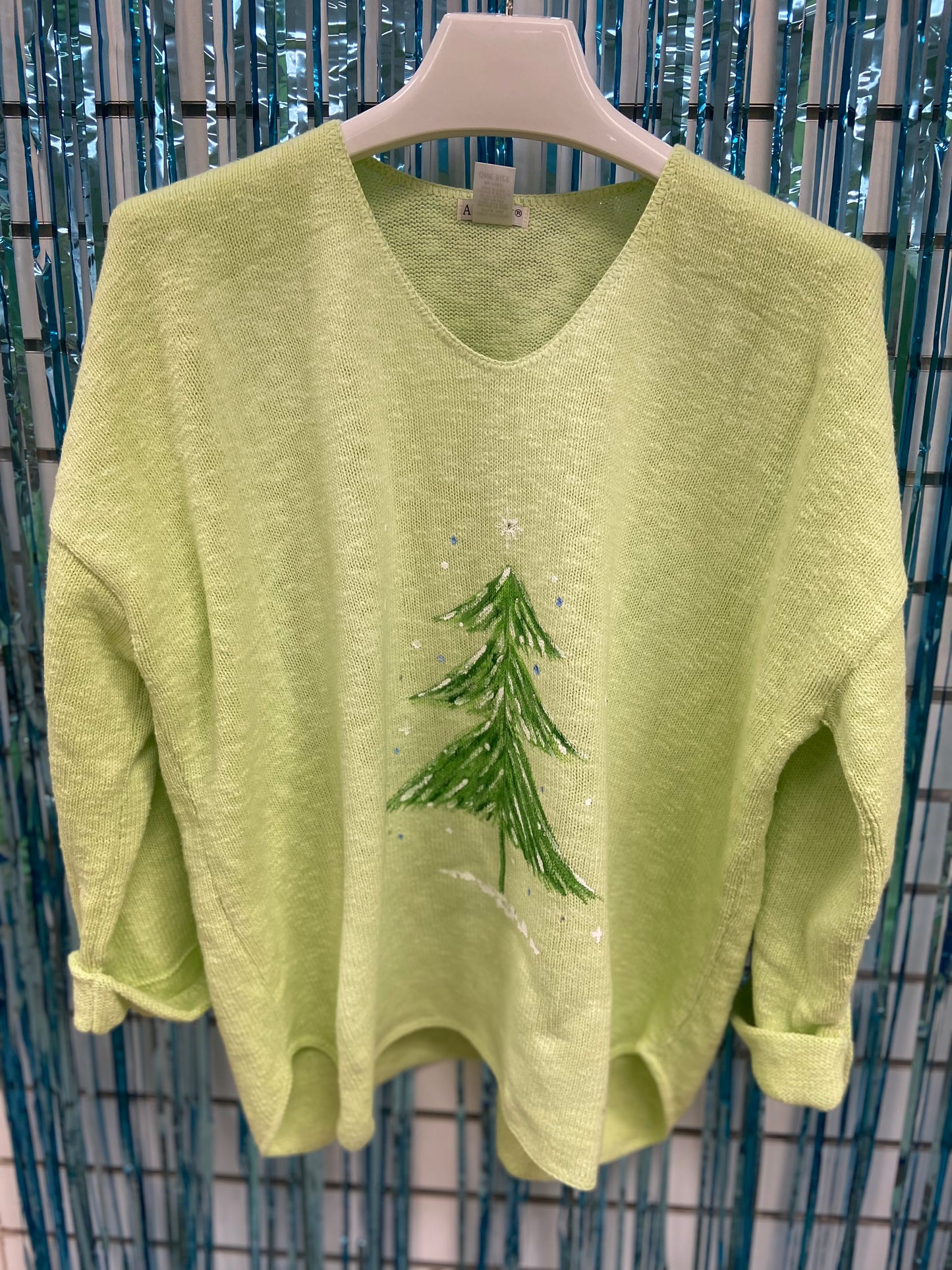 LisaLou Painted Silent Snow Sweater