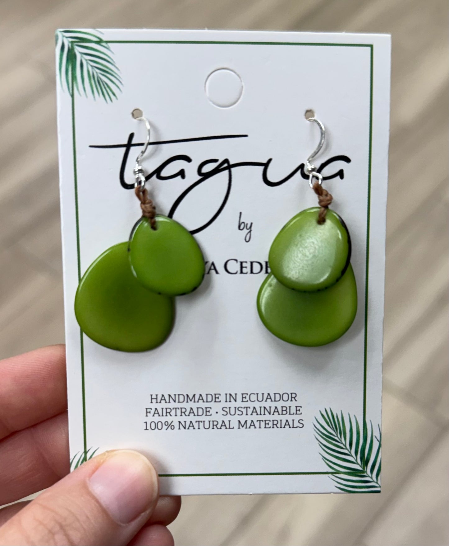 Tagua Fiesta Earring