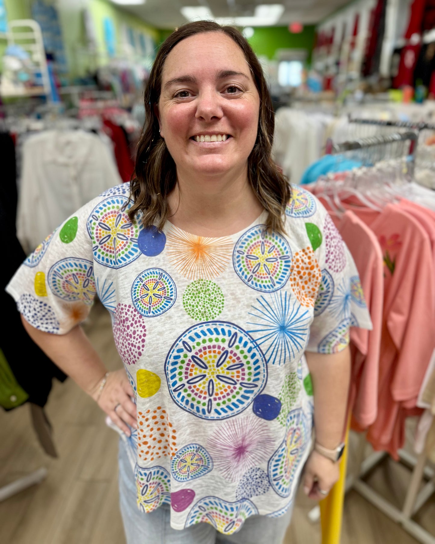 Et'Lois C2007-CM005 MoMo Sand Dollar Top