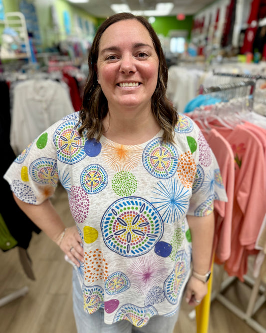 Et'Lois C2007-CM005 MoMo Sand Dollar Top