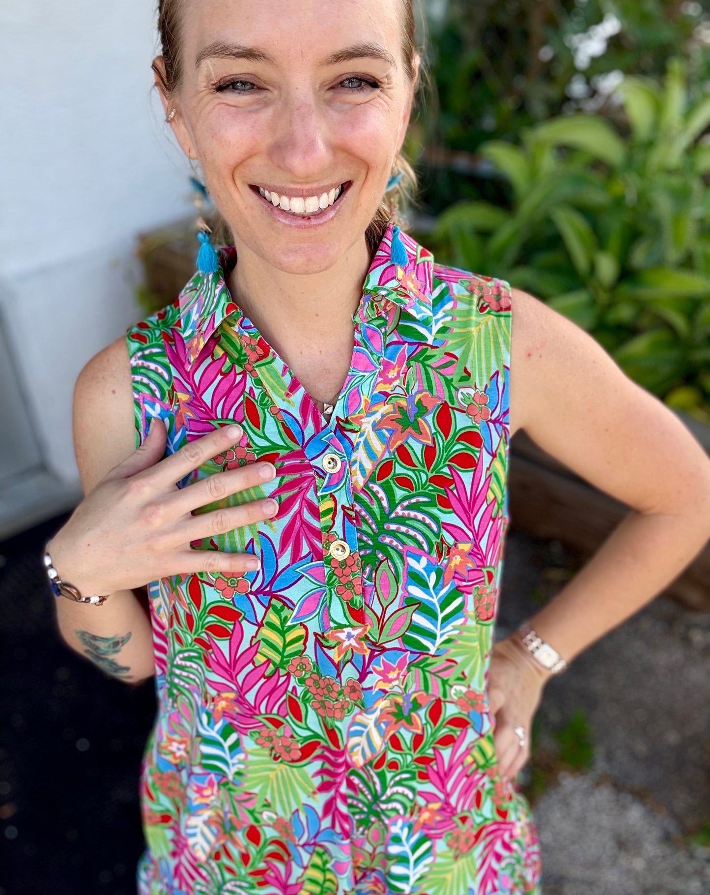 Dear Scarlett Coastal Dusk Summer Dress