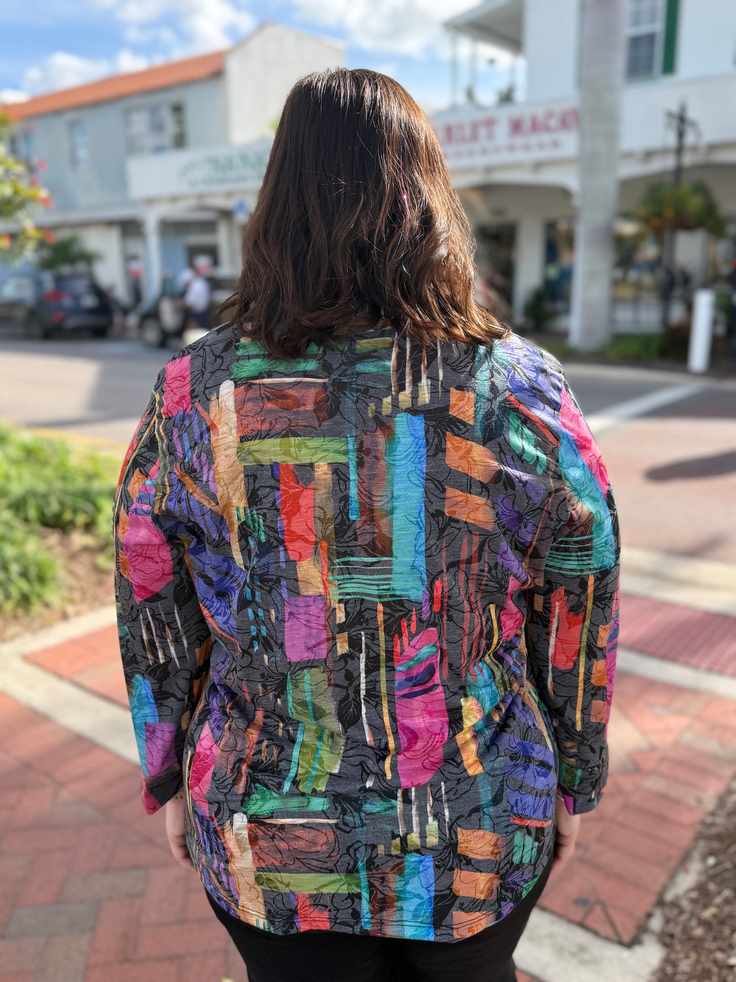 Jess & Jane SG1 Print Top