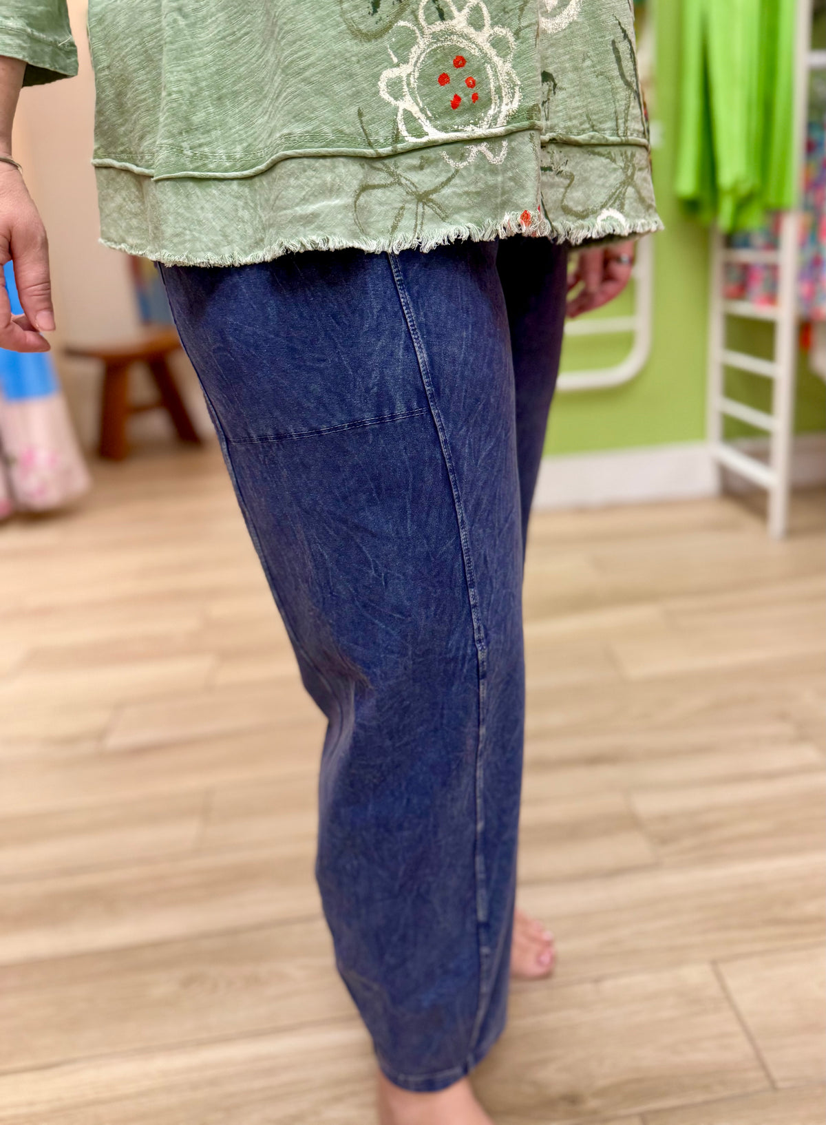Jess & Jane Wide Side Pocket Pant