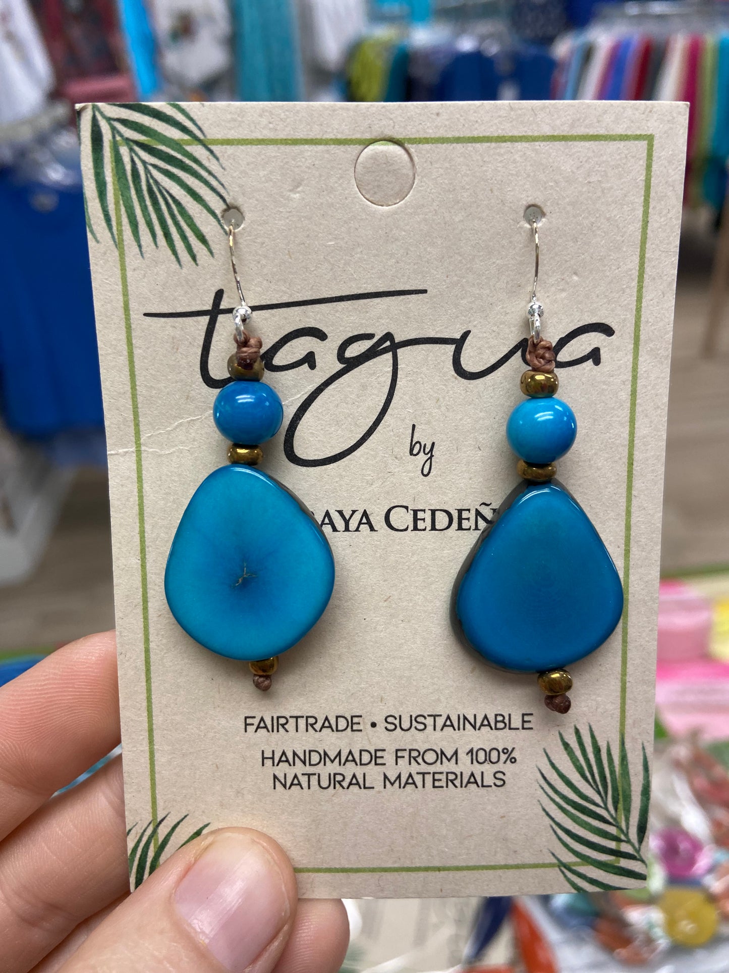 Tagua Alma Earring