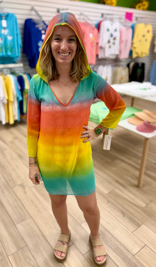 La Palapa 2012H Hooded Swim Coverup