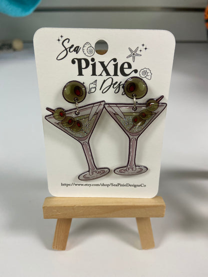 Sea Pixie Drink Earrings