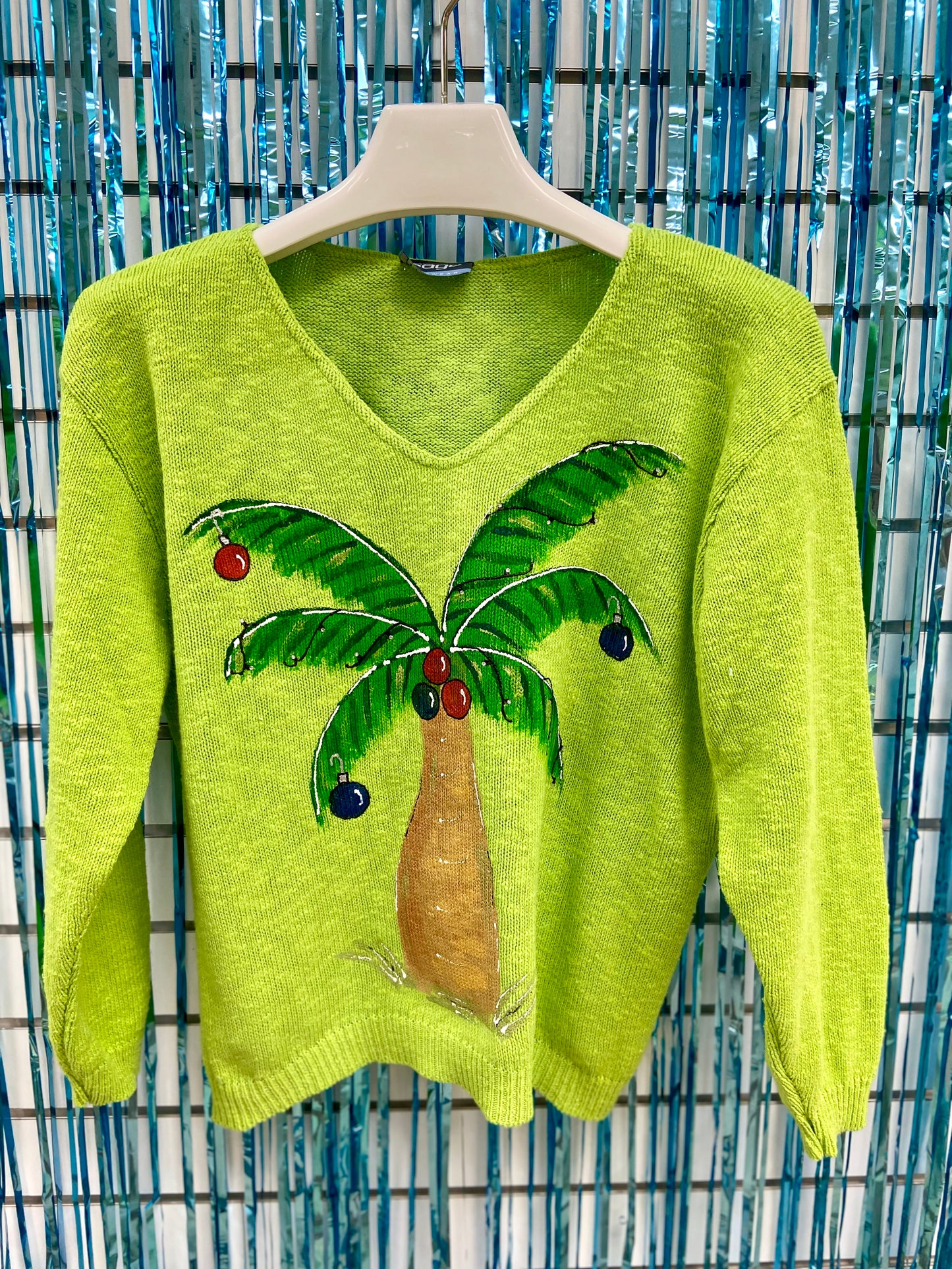 MoMo Sweater - Christmas Palm Tree