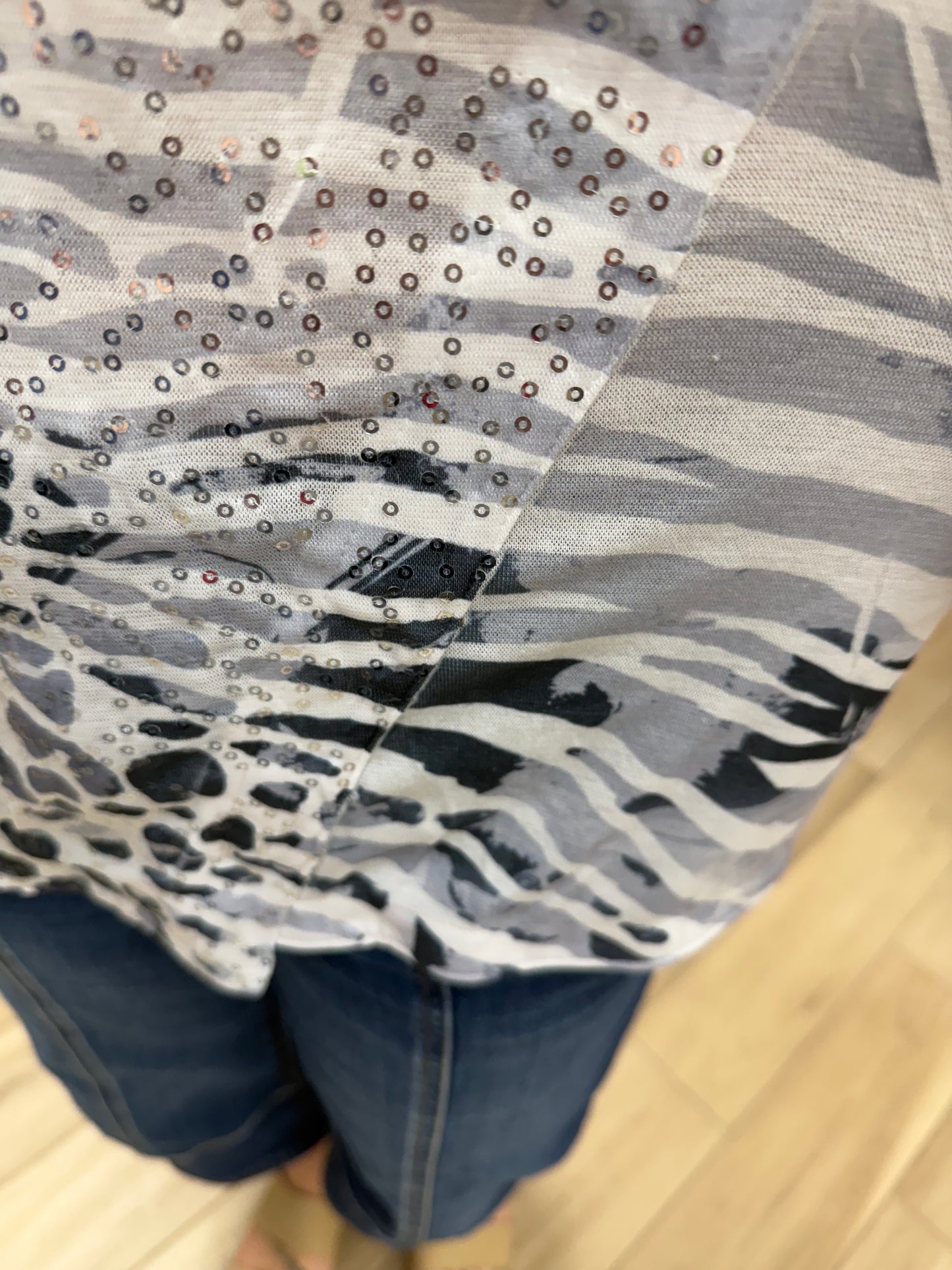 Impulse 651 Side Shimmer Top