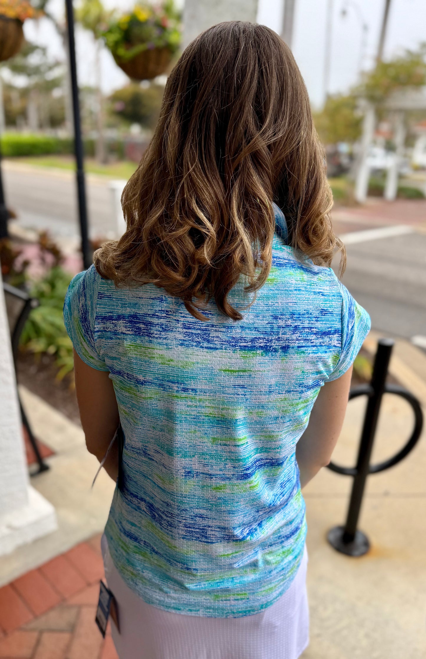 Ibkul 45000 UPF Tulip Sleeve Top