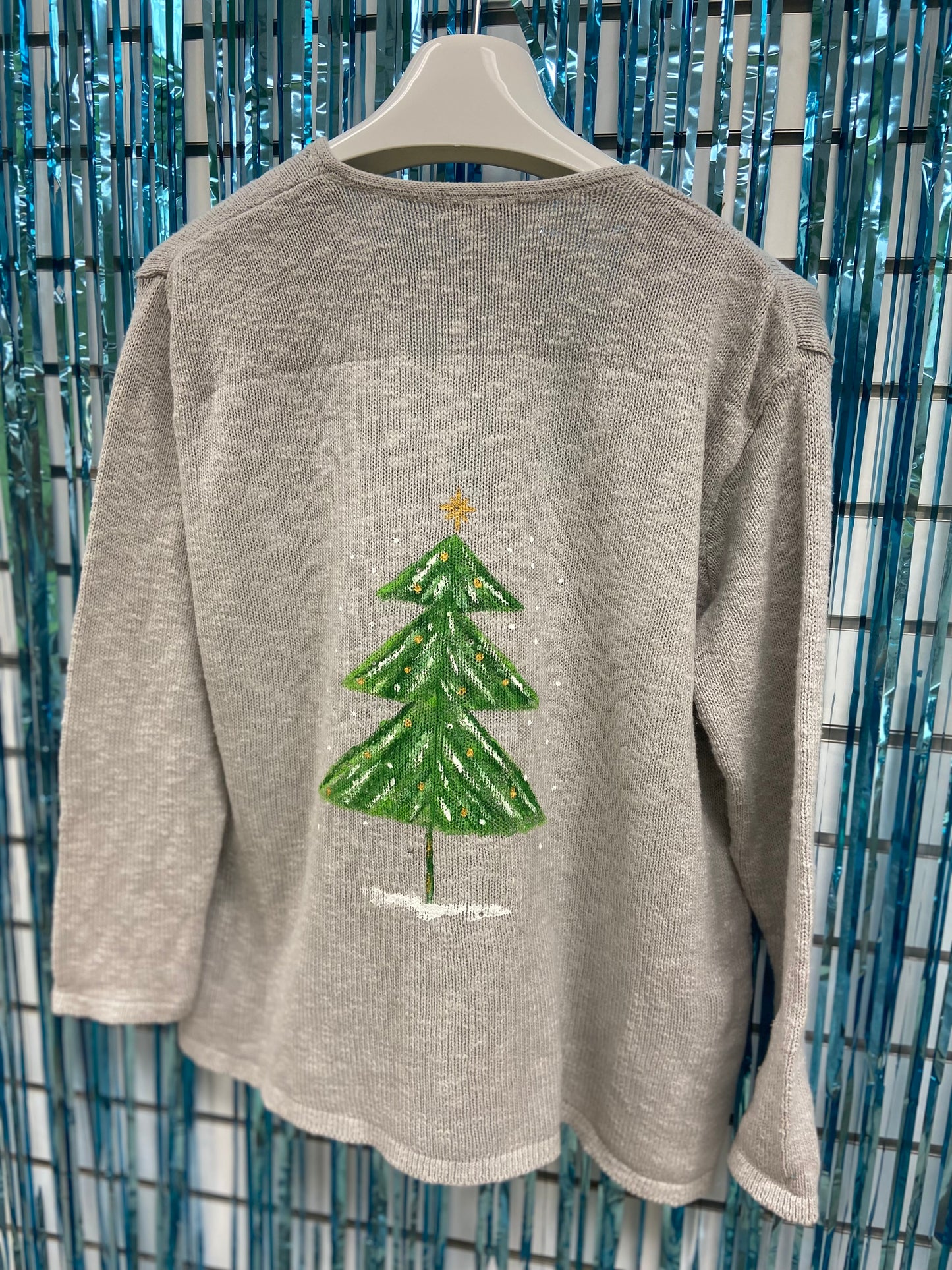 LisaLou Painted Silent Snow Sweater