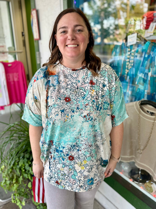 3 Potato T8 Print Top