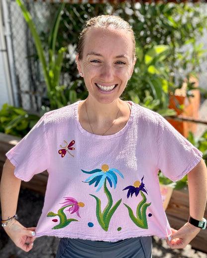 Peg Painted Heidi Floral Tops