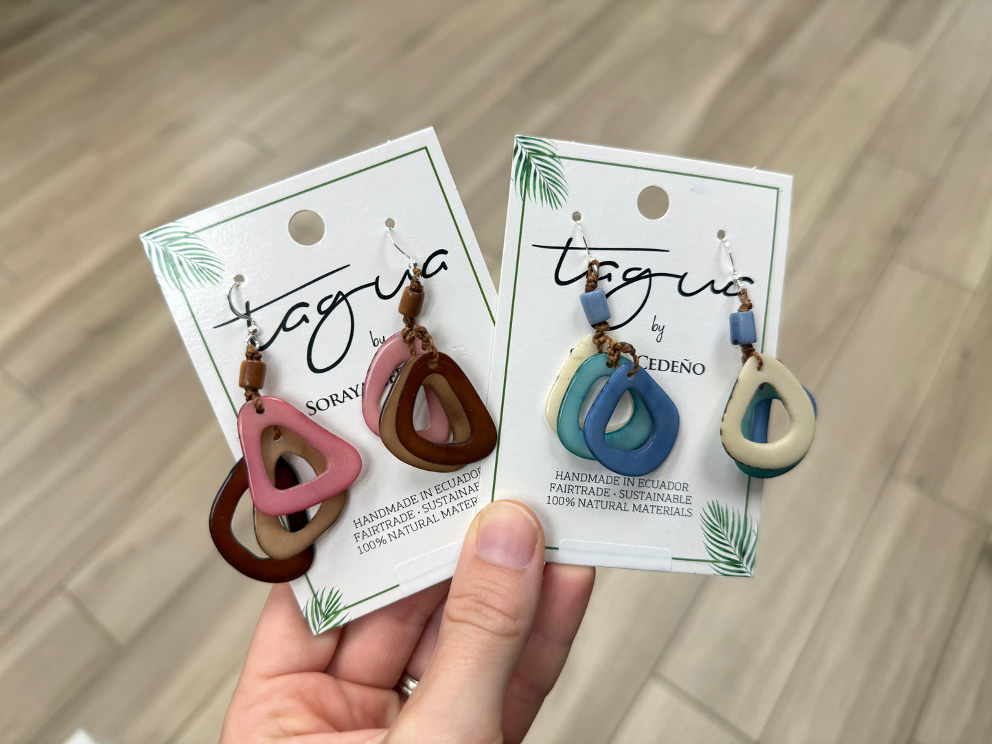Tagua Katniss Earring