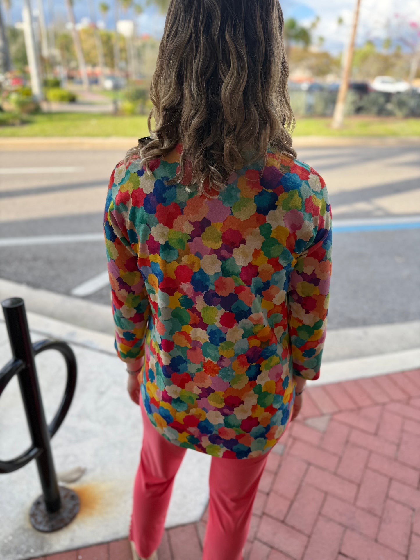 Nally & Millie F828453A Color Cloud Top