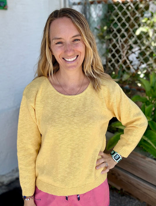 Sage 4100 Crew Neck Crop Sweater