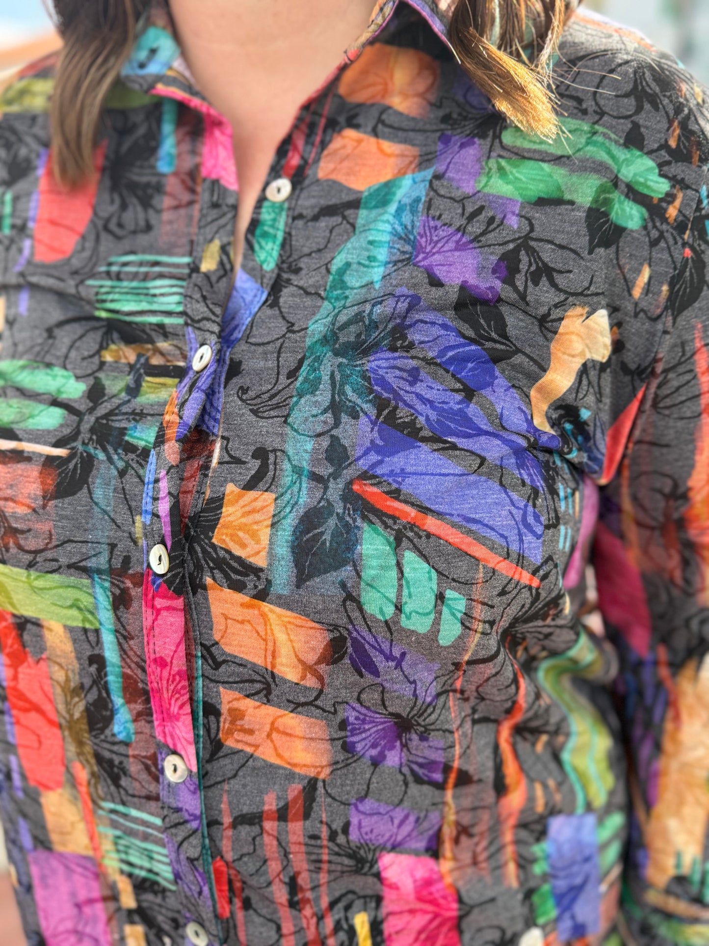 Jess & Jane SG1 Print Top