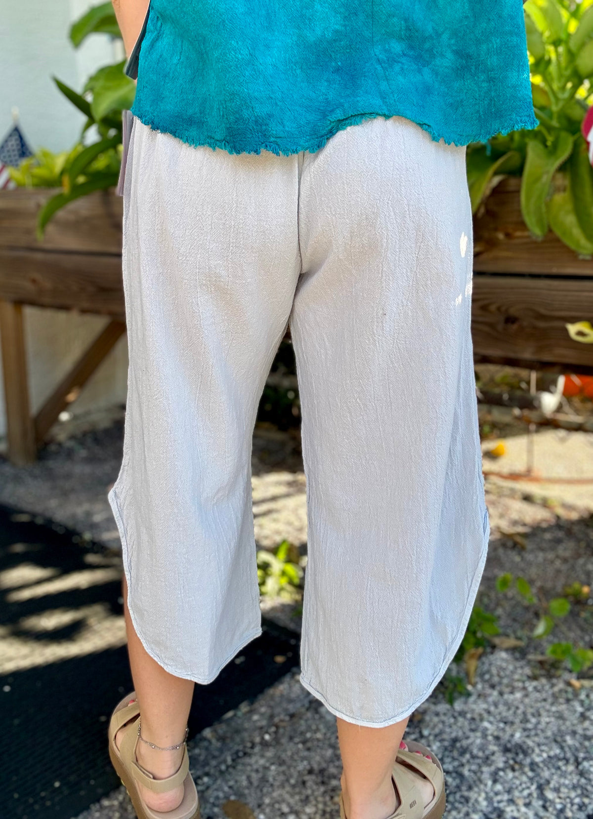 Cottonways Kathleen Side Swipe Capri