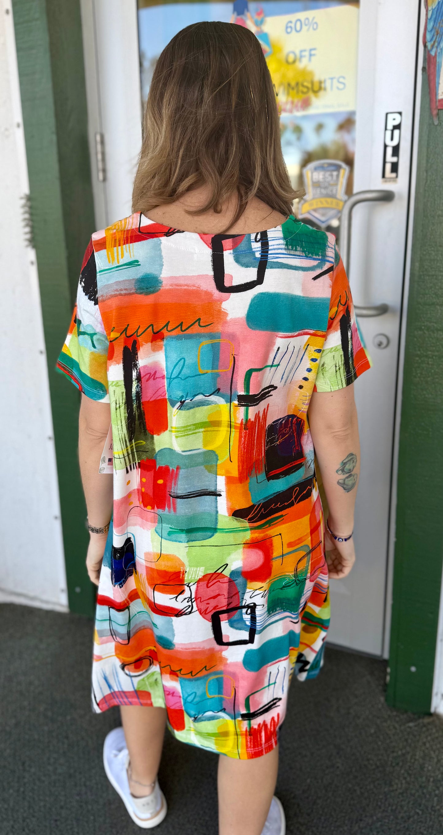 Jess & Jane KS4 Notch Neck Dress