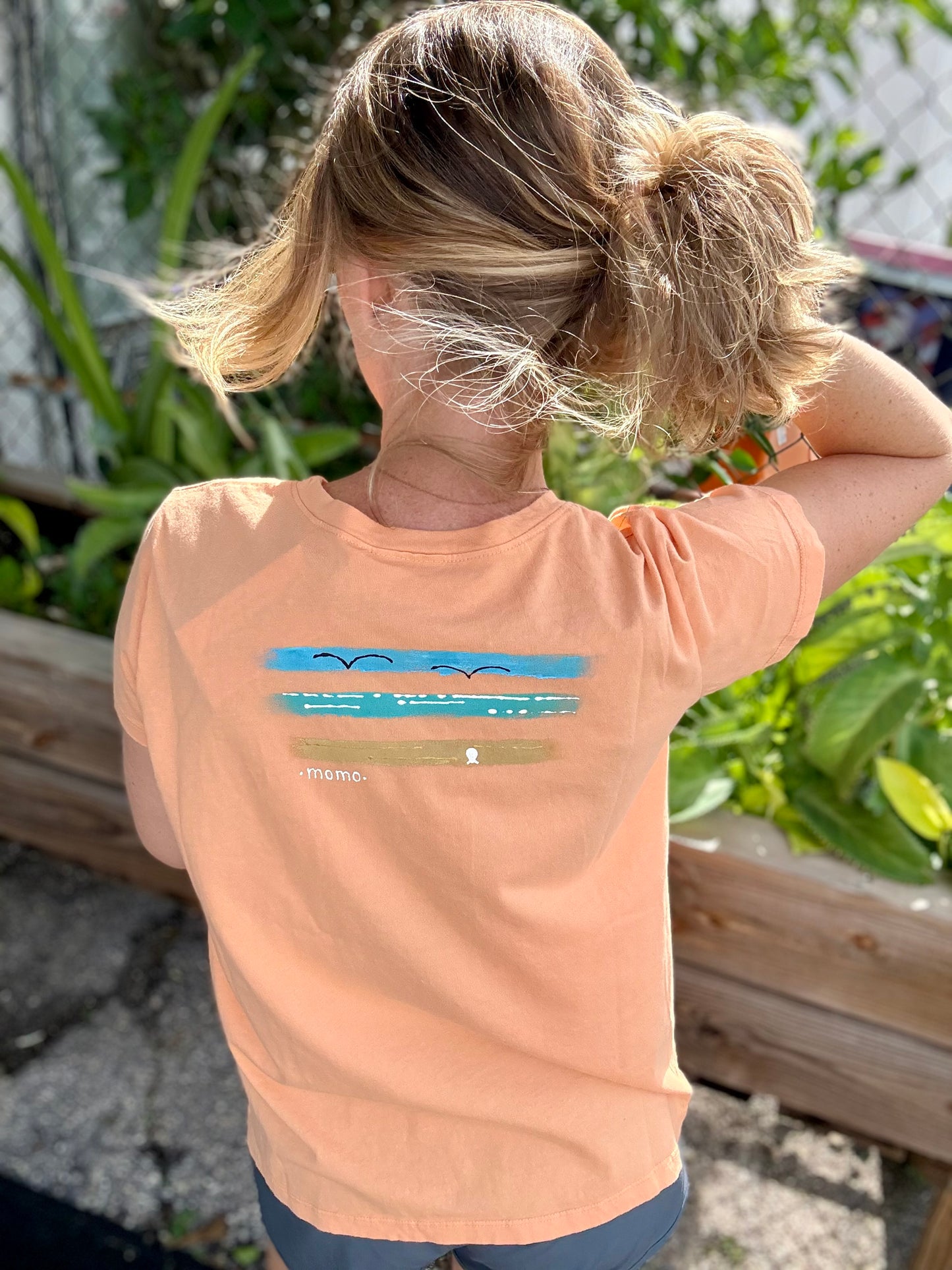 MoMo Painted 8145 Scallop Shell Top