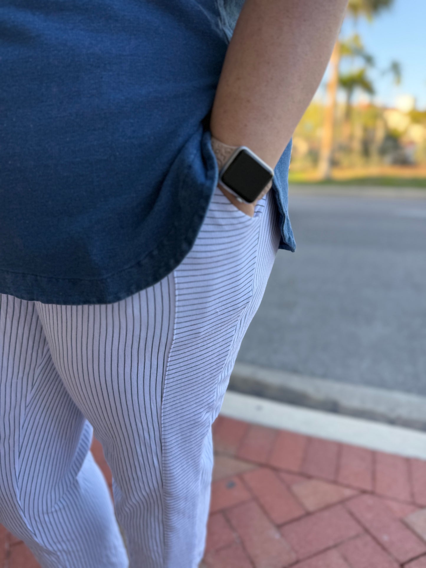 Wild Palms 5608 Denim Stripe Pant