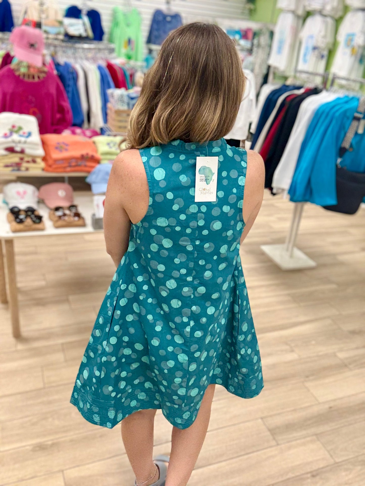 Global Mamas Eli Cowl Neck Dress