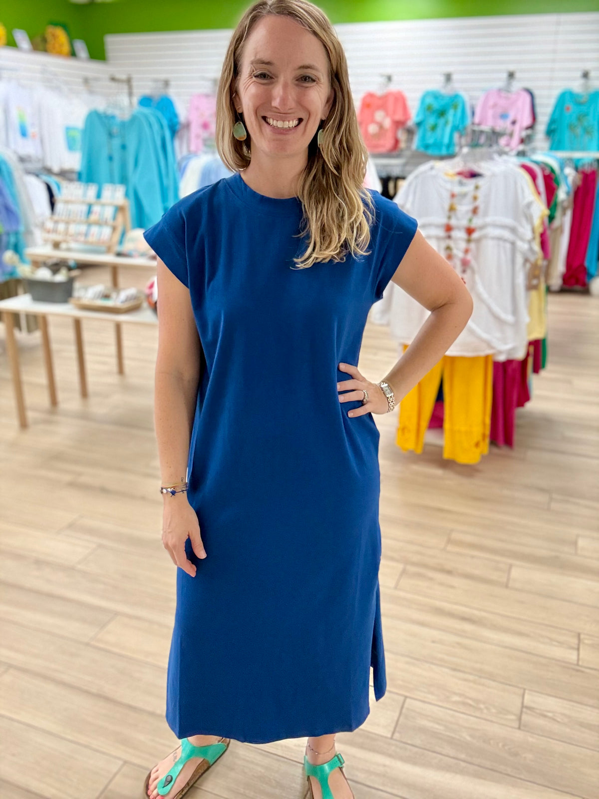 Zenana Cotton Midi Dress