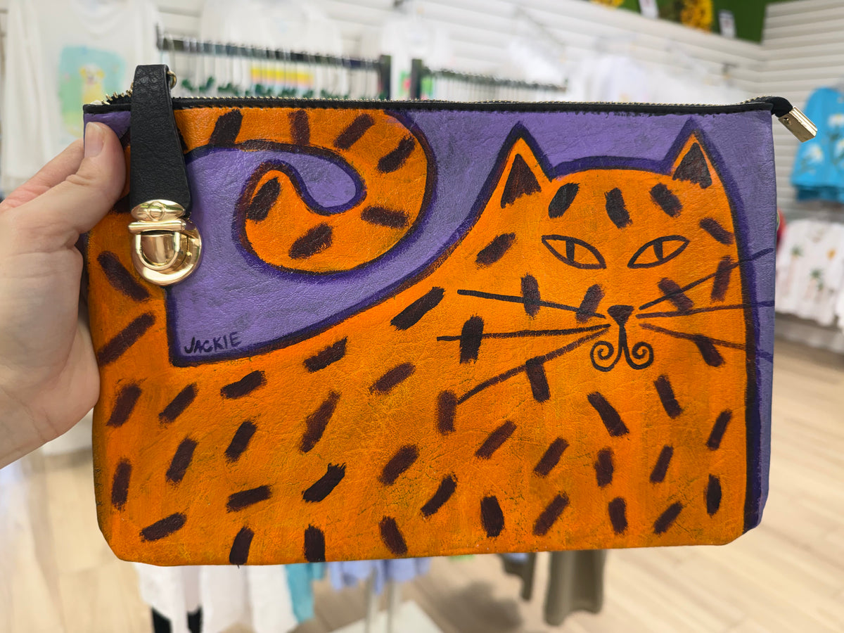 Jackie Ludtke Painted Cat Bags