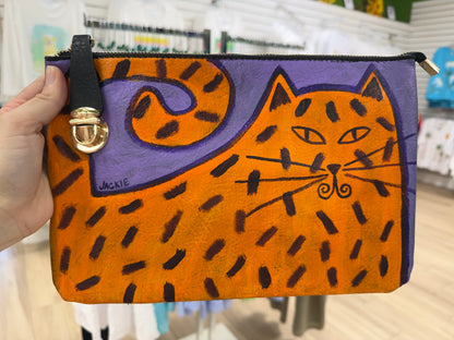 Jackie Ludtke Painted Cat Bags